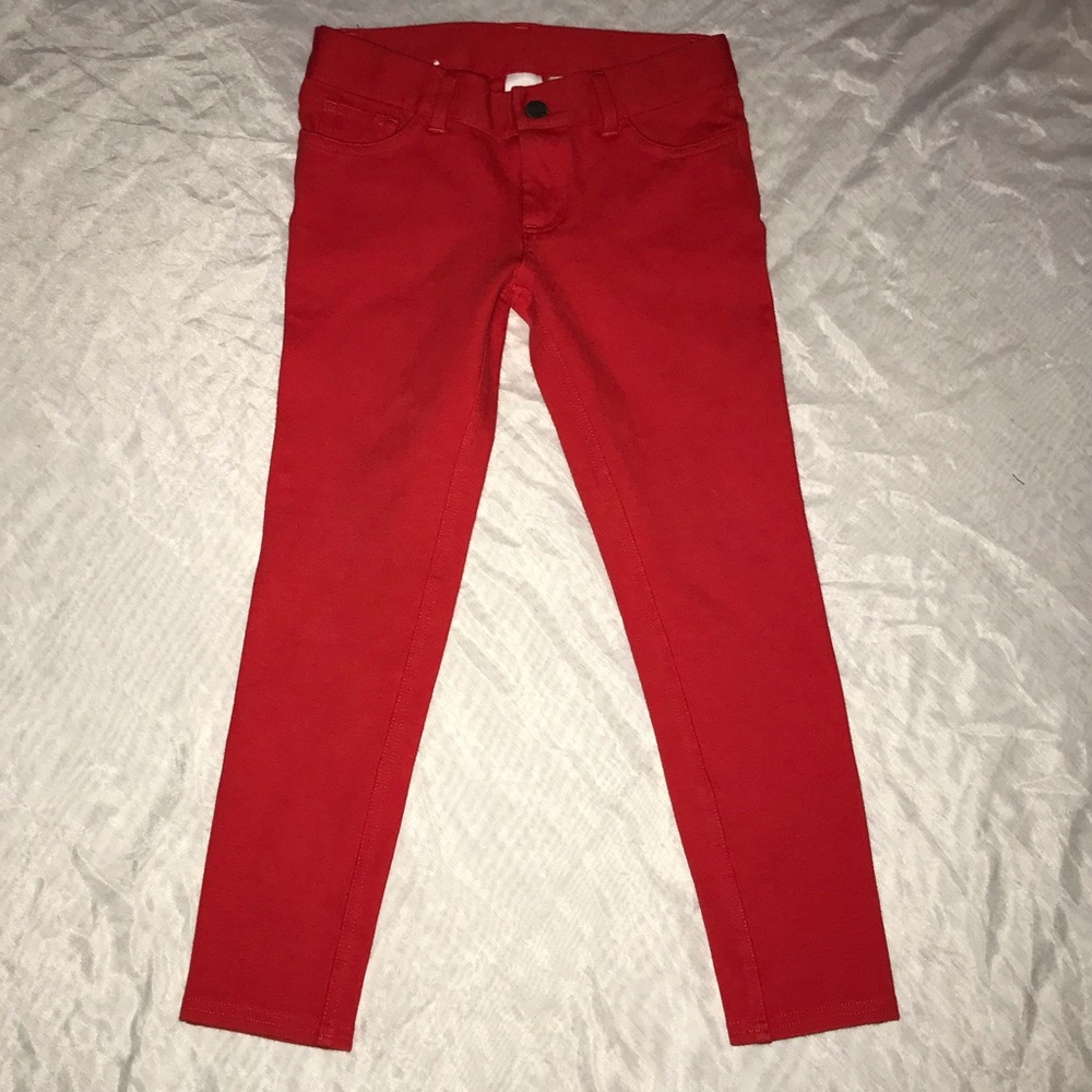 Kids red jeggings